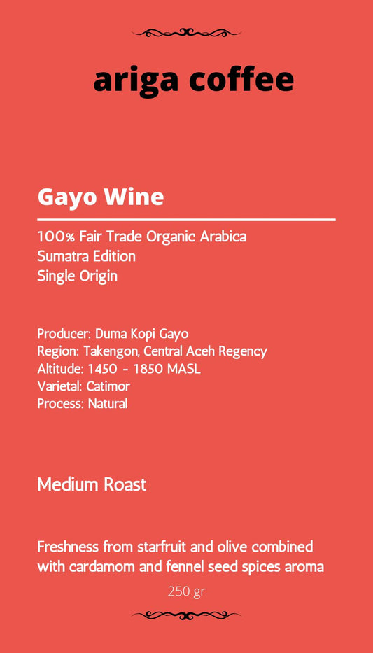 Ariga Series - Gayo Wine